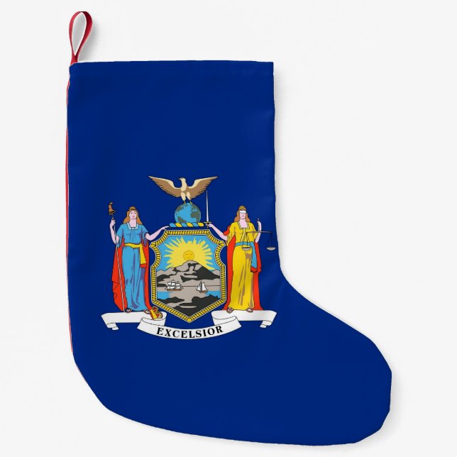 Christmas Stockings with Flag of New York (Front)