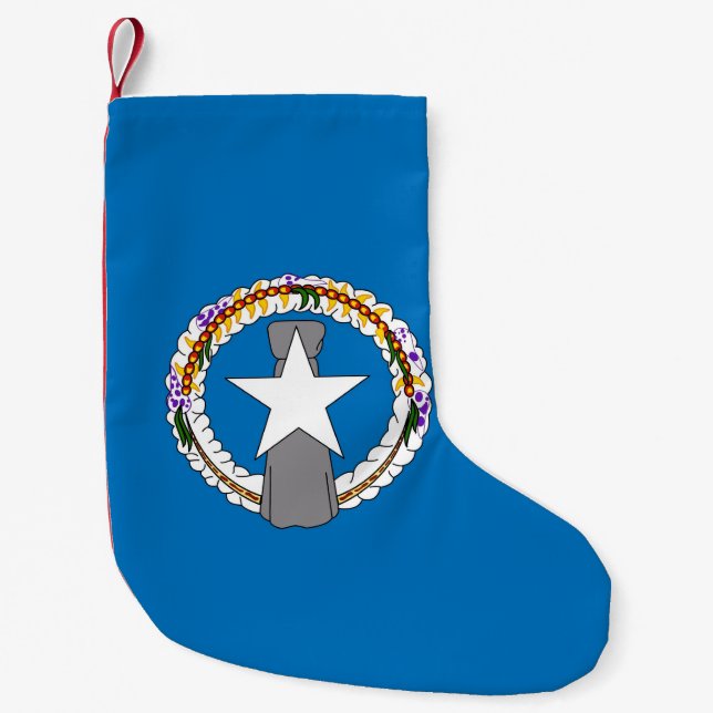 Christmas Stockings with Flag of Northern Mariana (Front)