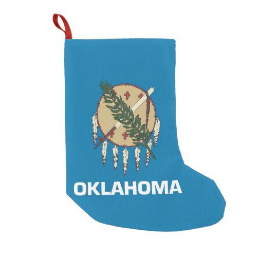 Christmas Stockings with Flag of Oklahoma