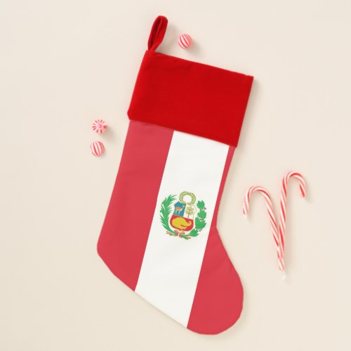 Christmas Stockings with Flag of Peru