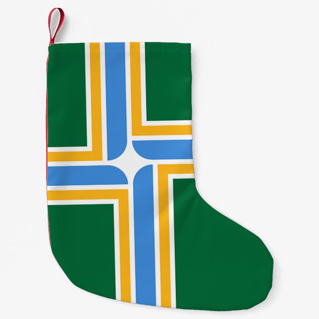Christmas Stockings with Flag of Portland (Front)