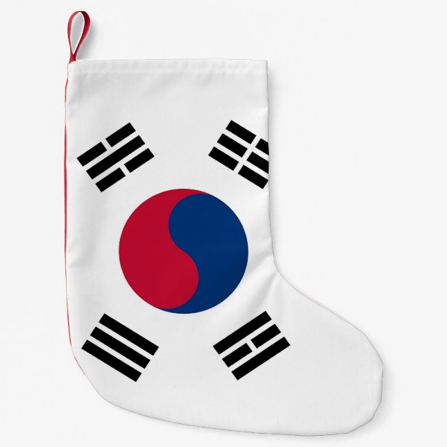 Christmas Stockings with Flag of South Korea (Front)