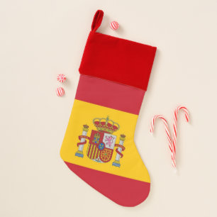 Christmas Stockings with Flag of Spain