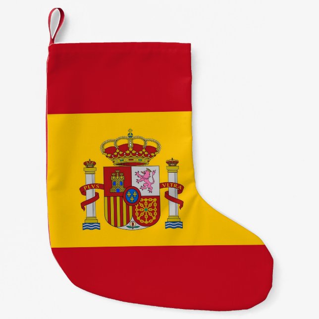 Christmas Stockings with Flag of Spain (Front)