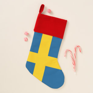 Christmas Stockings with Flag of Sweden