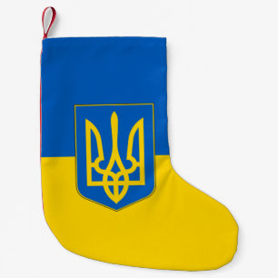 Christmas Stockings with Flag of Ukraine