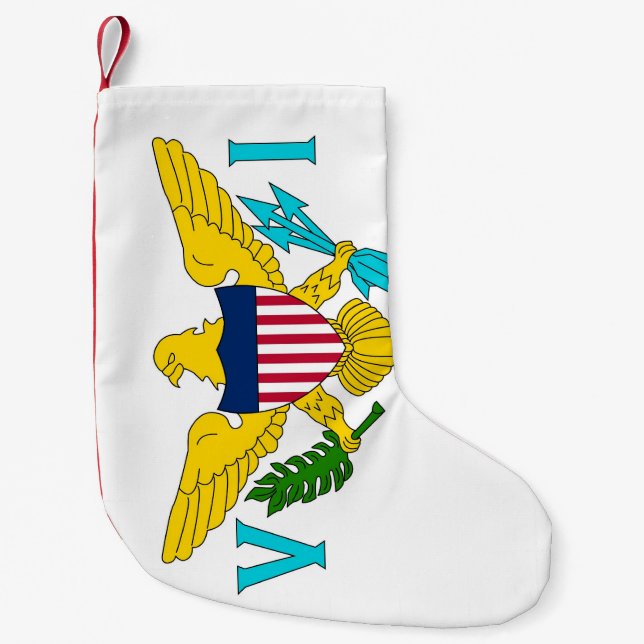 Christmas Stockings with Flag of Virgin Islands (Front)