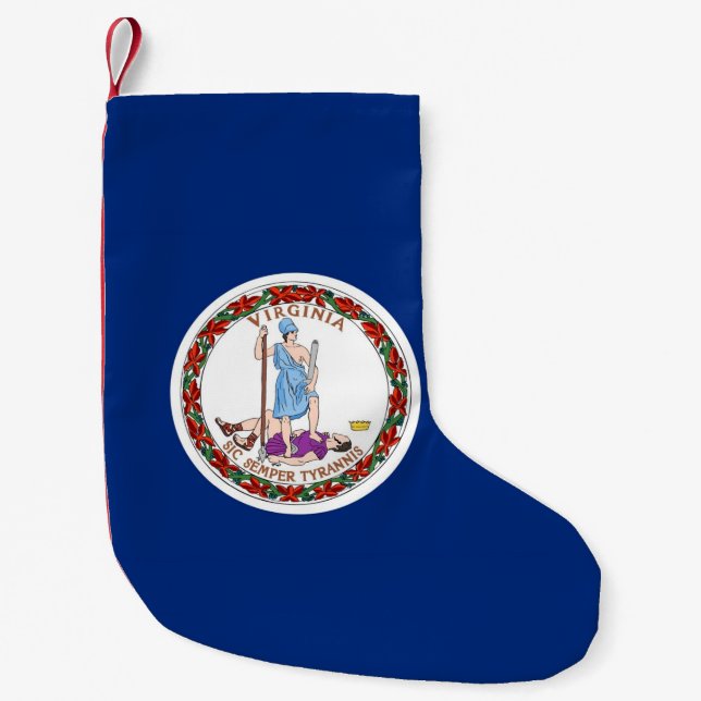 Christmas Stockings with Flag of Virginia (Front)