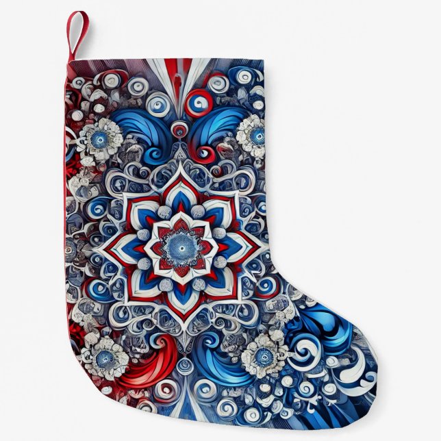 Christmas Stockings with French Colors (Front)