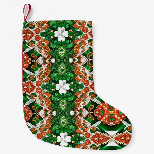 Christmas Stockings with Ireland Colors (Front)