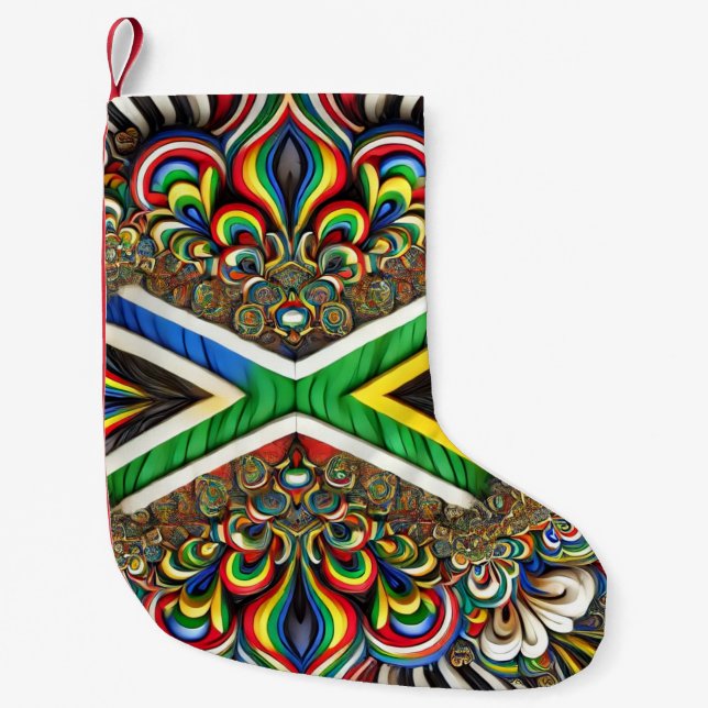 Christmas Stockings with South African Colors (Front)