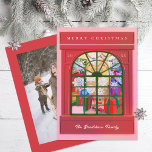 Christmas Storefront Holiday Card<br><div class="desc">Customize with your text and optional photo on the back; also available as a holiday party invitation</div>