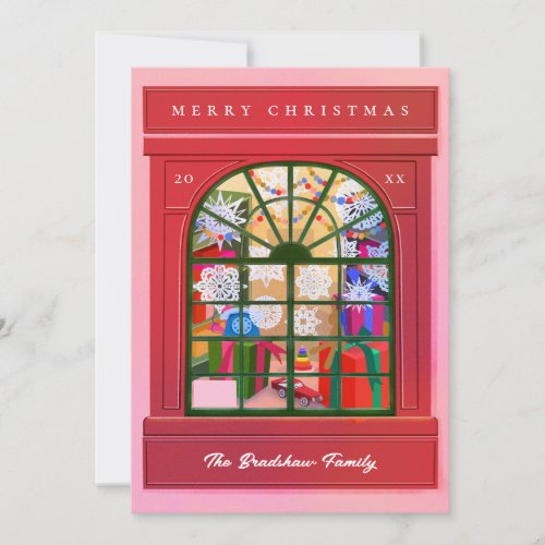 Christmas Storefront Holiday Card