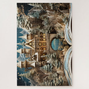 Christmas Storybook Castle Pop-Up Puzzle