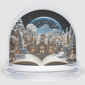 Christmas Storybook Snow-Globe Village Snow Globe
