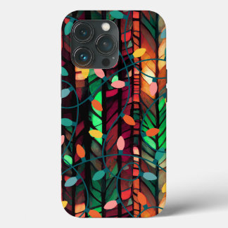 Christmas String Lights Colorful Bulbs iPhone 13 Pro Case