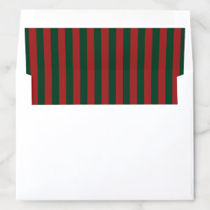 Christmas Stripe Envelope Liner
