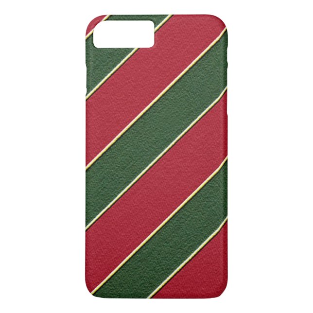 Christmas stripe iPhone 7 plus barely there case (Back)