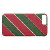 Christmas stripe iPhone 7 plus barely there case (Back (Horizontal))