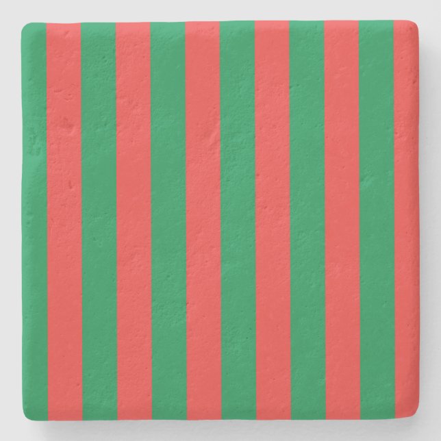 Christmas Striped coaster (Front)