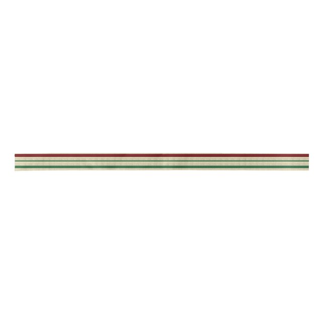 Christmas striped satin ribbon (Front)