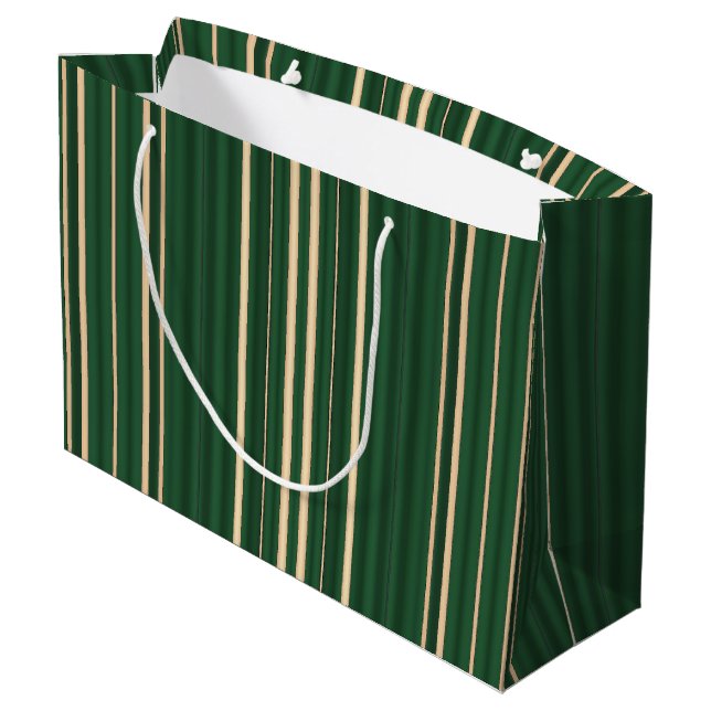 Christmas Stripes-4-GIFT BAG L (Back Angled)