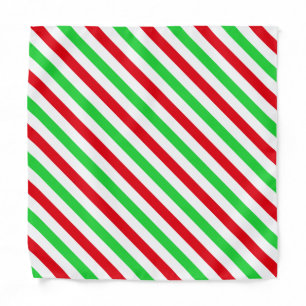 Christmas Stripes Bandana 2