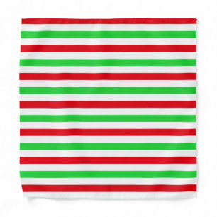 Christmas Stripes Bandana 2