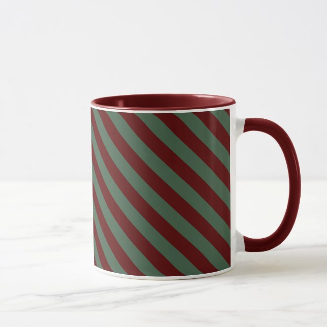 Christmas Stripes Mug (Right)