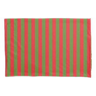 Christmas Stripes Pillow Case