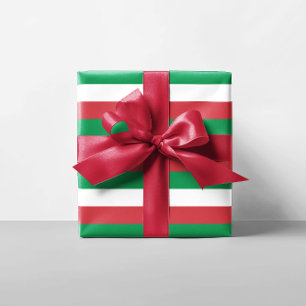 Christmas Stripes Wrapping Paper