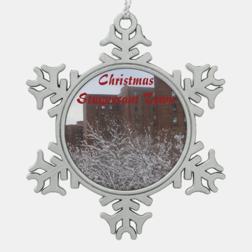 Christmas Stuyvesant Town Snowflake Ornament