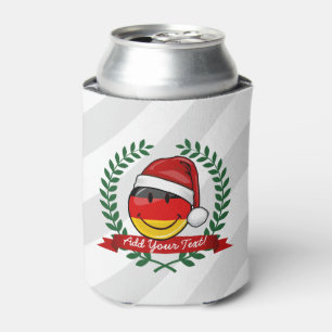 Christmas Style German Flag Can Cooler