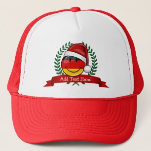 Christmas Style German Flag Trucker Hat