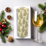 Christmas Stylish Handwritten Tree Wine Box<br><div class="desc">Beautifully crafted with intricate calligraphy forming a tree,  highlighting words like "Joy, " "Noel, " "Hope, " "Peace, " and "Believe." The tree-top star and cardinal topper add a festive touch to the "Joy" and "We Wish You a Merry Christmas" phrases. Makes an impressive gift presentation.</div>