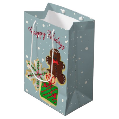 Christmas Sugar Cookies  Medium Gift Bag