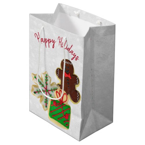 Christmas Sugar Cookies Medium Gift Bag