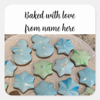 Christmas Sugar Cookies Package Sticker