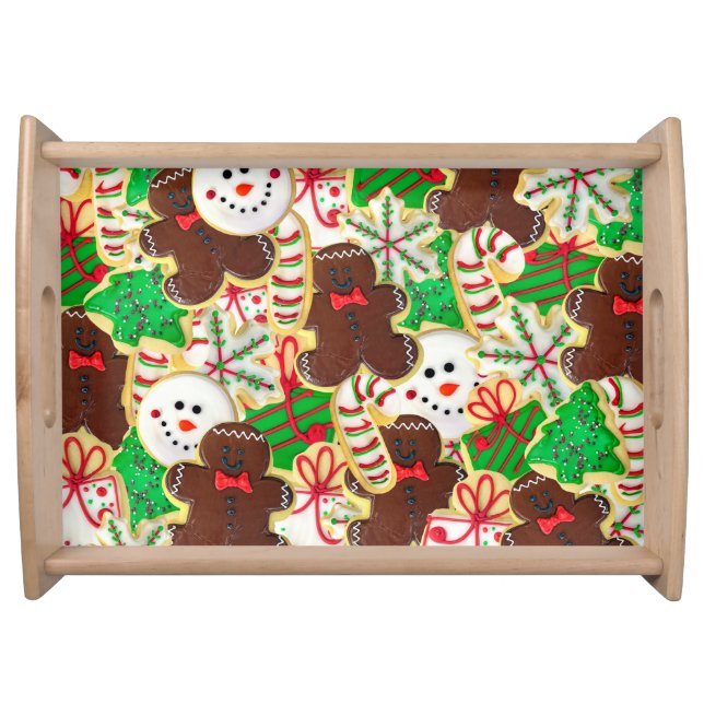 Christmas Sugar Cookies Serving Tray (Front)
