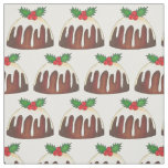 Christmas Sugar Plum Pudding Holiday Dessert Fabric