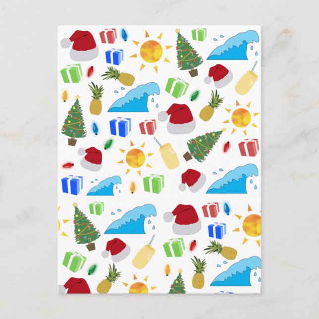 Christmas Summer Beach Holiday  (Front)