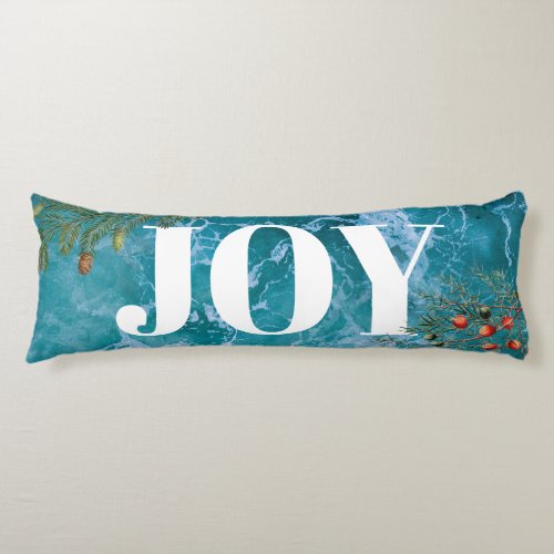 Christmas Summer Ocean Beach Joy  Body Pillow