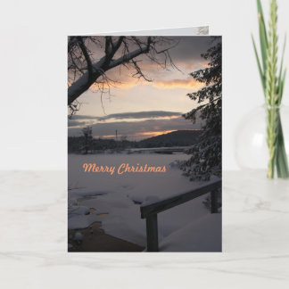 Christmas Sunrise Custom Cards