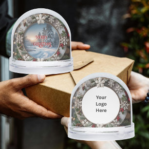 Christmas Sunset Customer Appreciation Gift Snow Globe