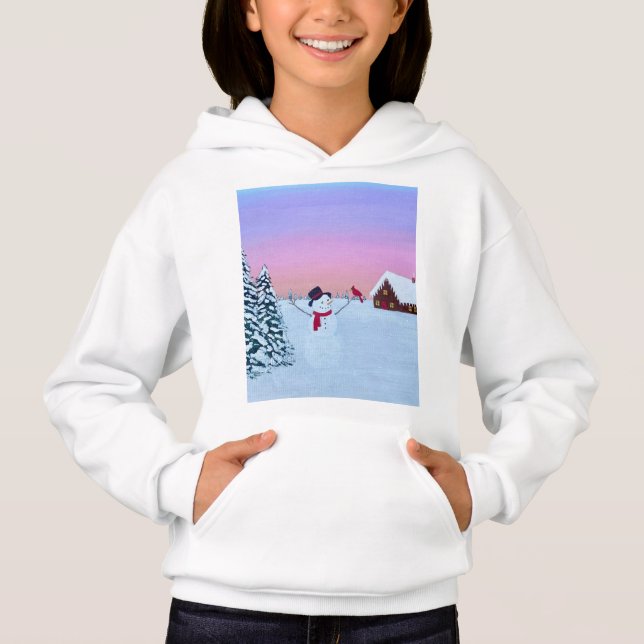 Christmas sunset hoodie (Front)