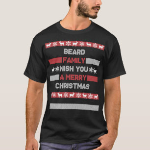 Christmas Surname Xmas Santa Beard Family Classic T-Shirt