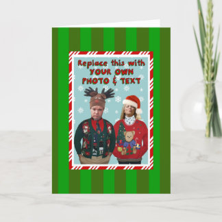 Christmas Sweater-ized Holiday Card-template