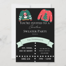 Christmas Sweater Party Invitation