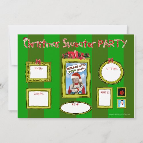 Christmas Sweater Party Invitation_template1 Invitation