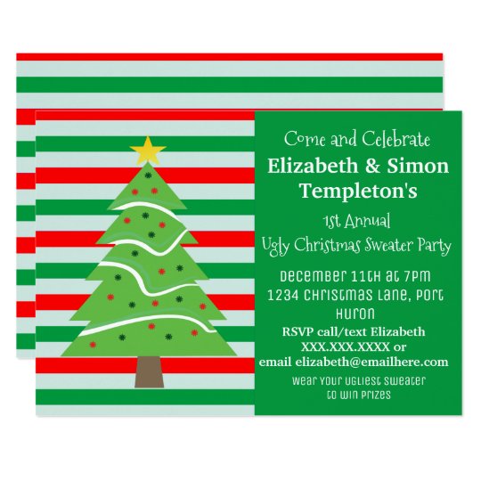 Christmas Sweater Party Invitations | Zazzle.com